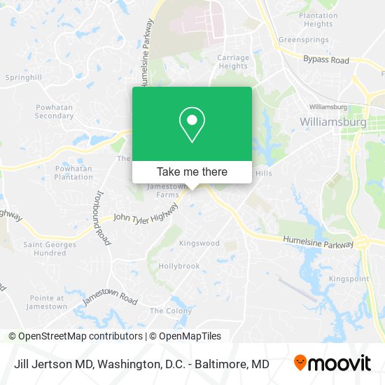Jill Jertson MD map