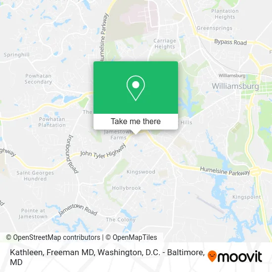 Kathleen, Freeman MD map