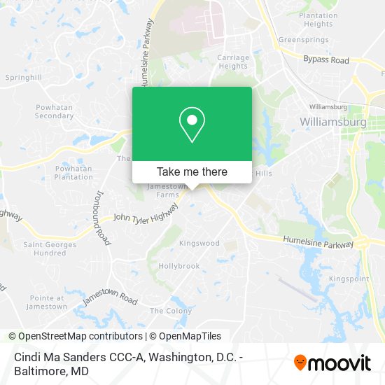 Cindi Ma Sanders CCC-A map