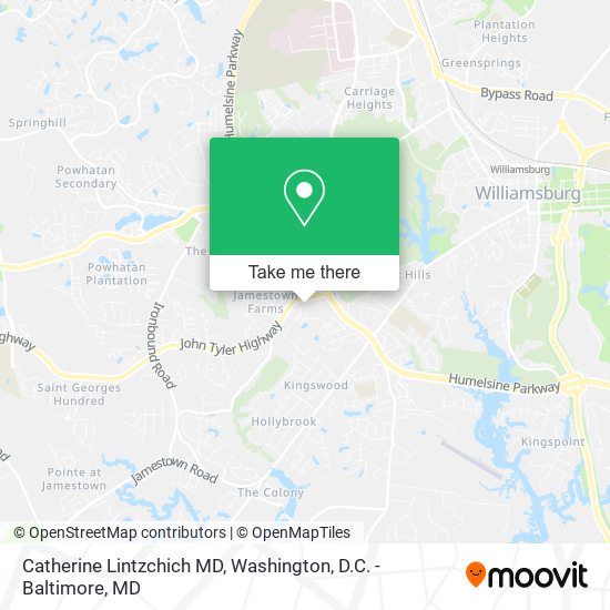 Catherine Lintzchich MD map