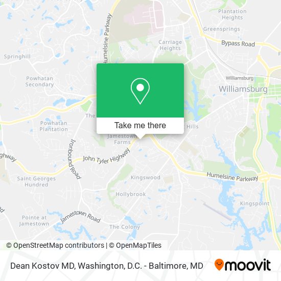 Dean Kostov MD map