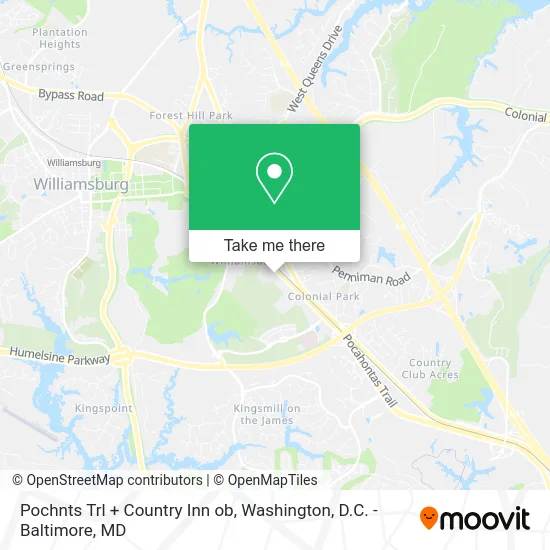 Pochnts Trl + Country Inn ob map