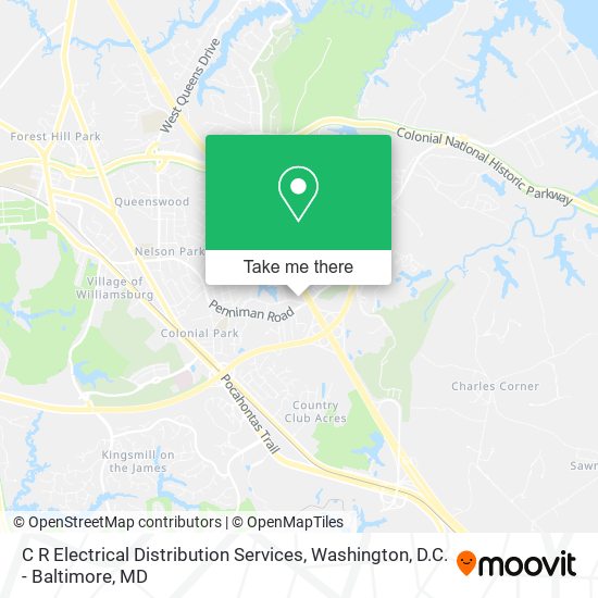 Mapa de C R Electrical Distribution Services