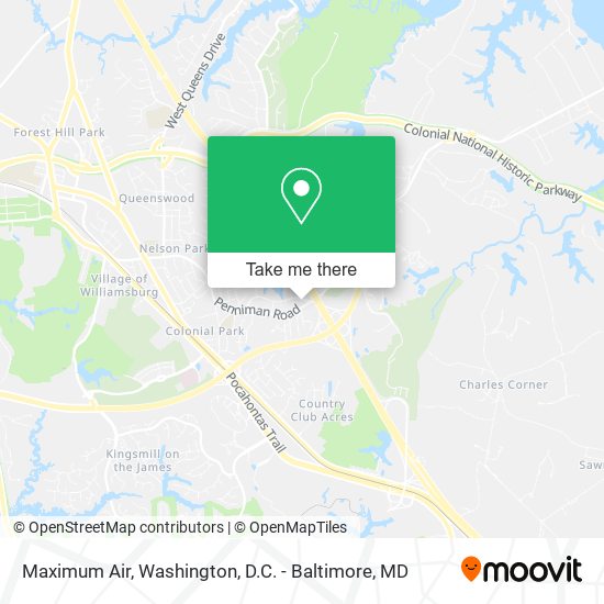 Maximum Air map