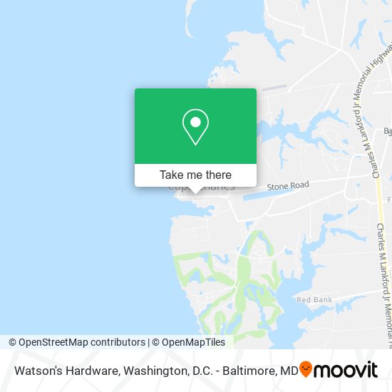Mapa de Watson's Hardware