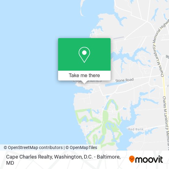 Cape Charles Realty map