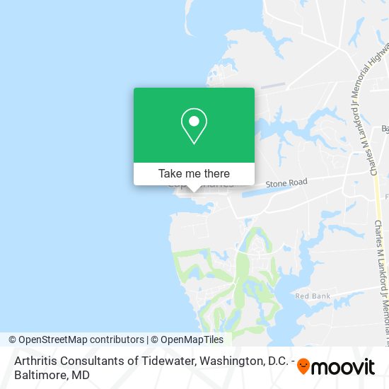 Mapa de Arthritis Consultants of Tidewater