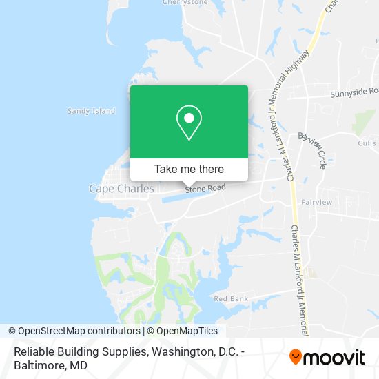 Reliable Building Supplies map
