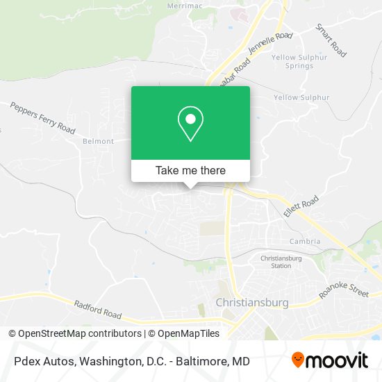 Pdex Autos map