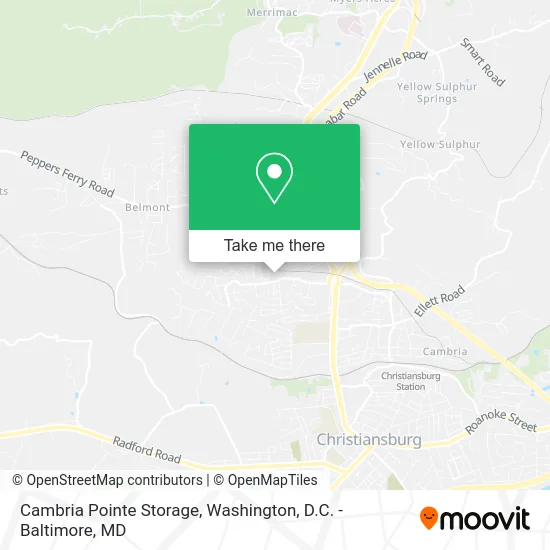 Cambria Pointe Storage map