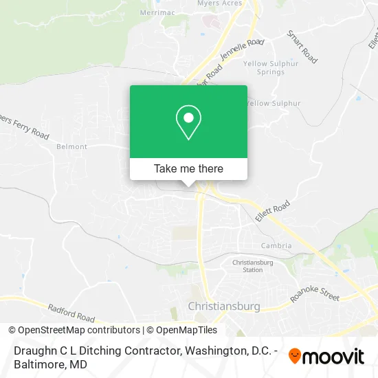 Draughn C L Ditching Contractor map