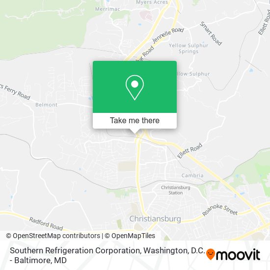 Mapa de Southern Refrigeration Corporation