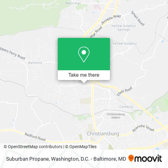 Suburban Propane map