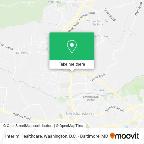 Interim Healthcare map