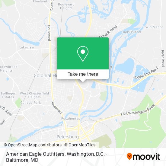 American Eagle Outfitters map