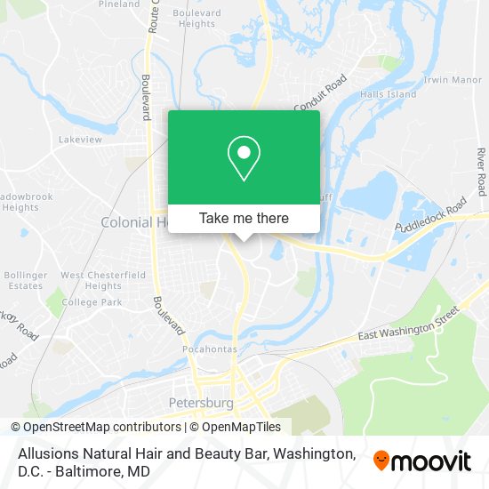 Allusions Natural Hair and Beauty Bar map