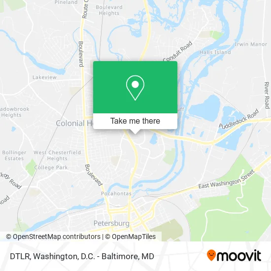 DTLR map