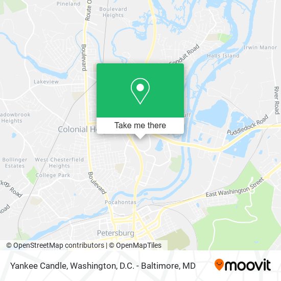Yankee Candle map