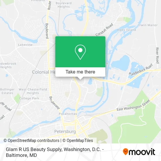 Glam R US Beauty Supply map