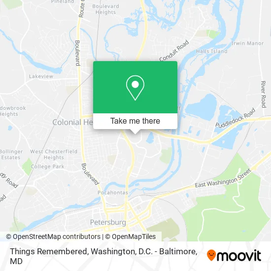 Things Remembered map