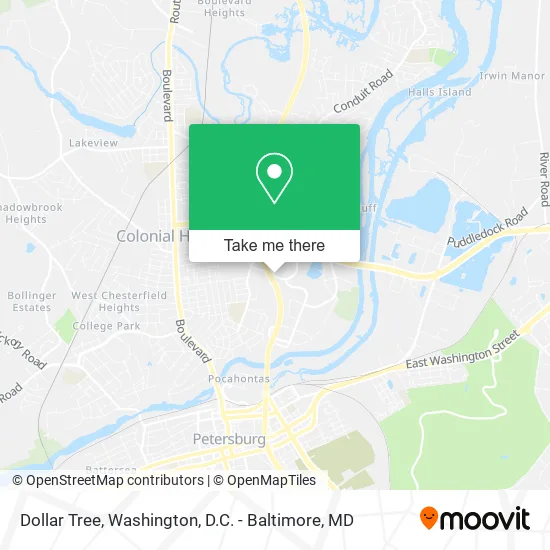Dollar Tree map