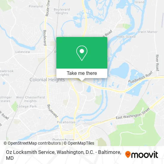 Oz Locksmith Service map