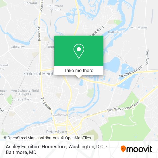 Ashley Furniture Homestore map