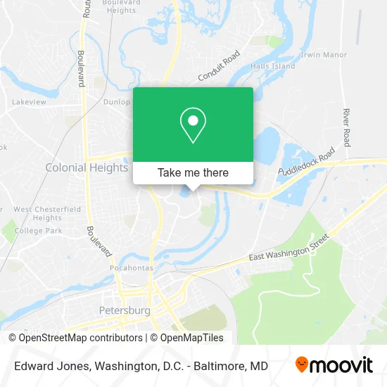 Edward Jones map