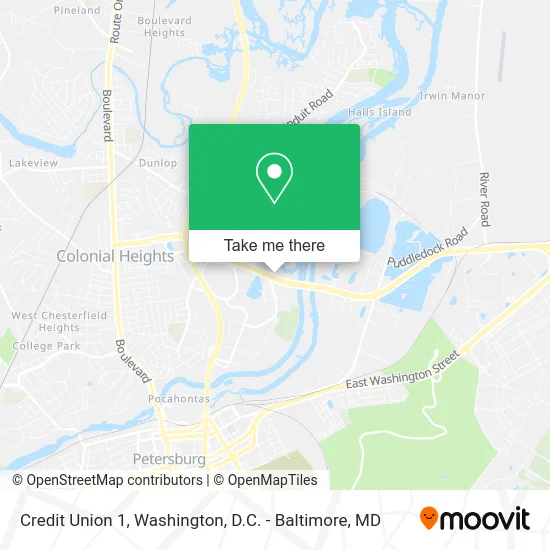 Credit Union 1 map