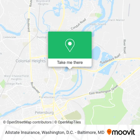 Allstate Insurance map