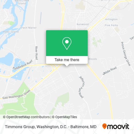 Timmons Group map