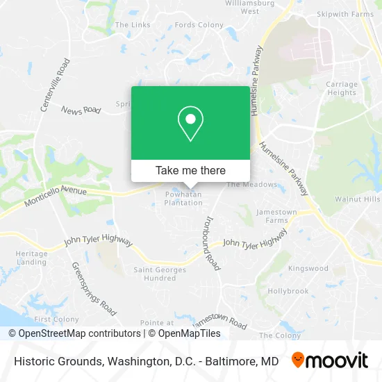 Historic Grounds map