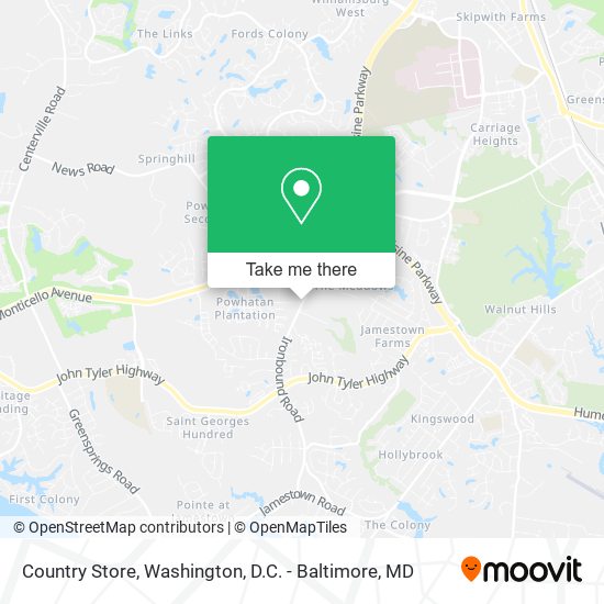 Country Store map