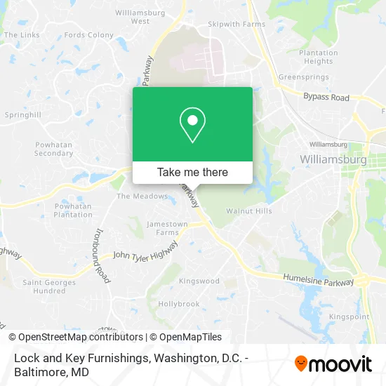 Lock and Key Furnishings map