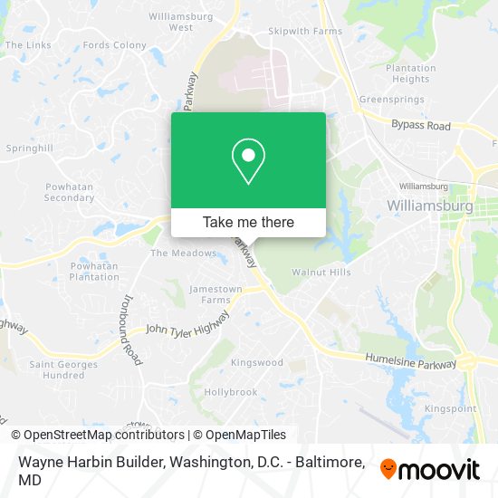 Wayne Harbin Builder map