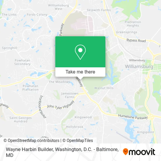 Wayne Harbin Builder map