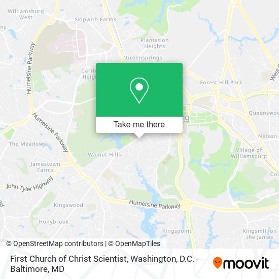 Mapa de First Church of Christ Scientist
