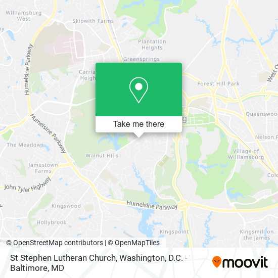 St Stephen Lutheran Church map