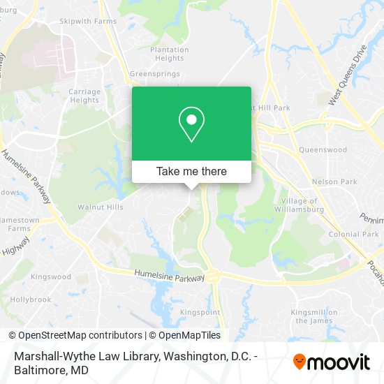 Marshall-Wythe Law Library map