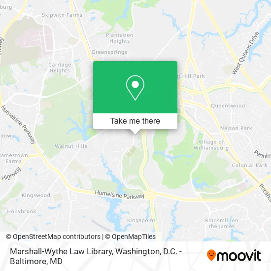 Marshall-Wythe Law Library map