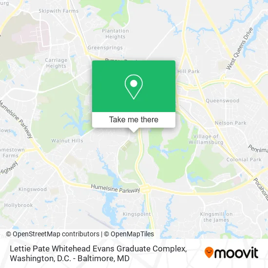 Lettie Pate Whitehead Evans Graduate Complex map