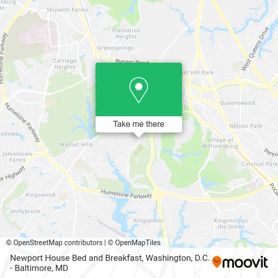 Newport House Bed and Breakfast map