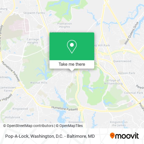 Mapa de Pop-A-Lock
