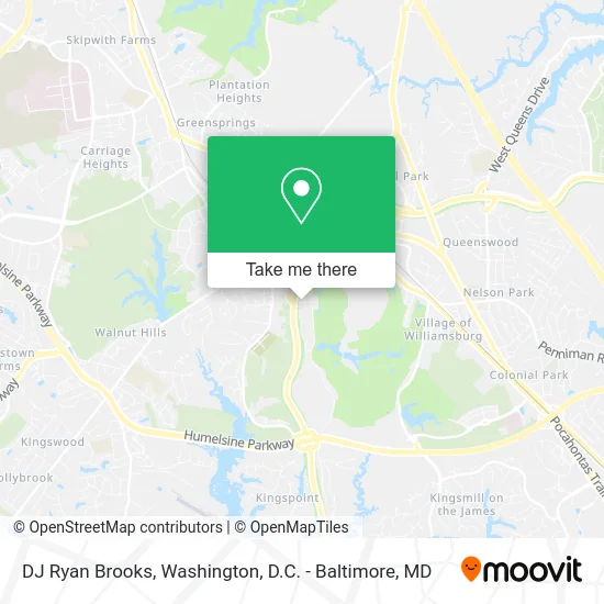 DJ Ryan Brooks map