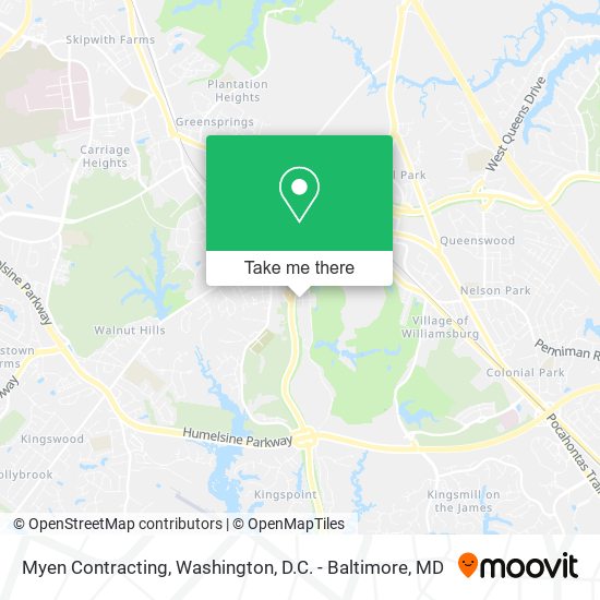 Mapa de Myen Contracting