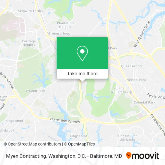 Myen Contracting map