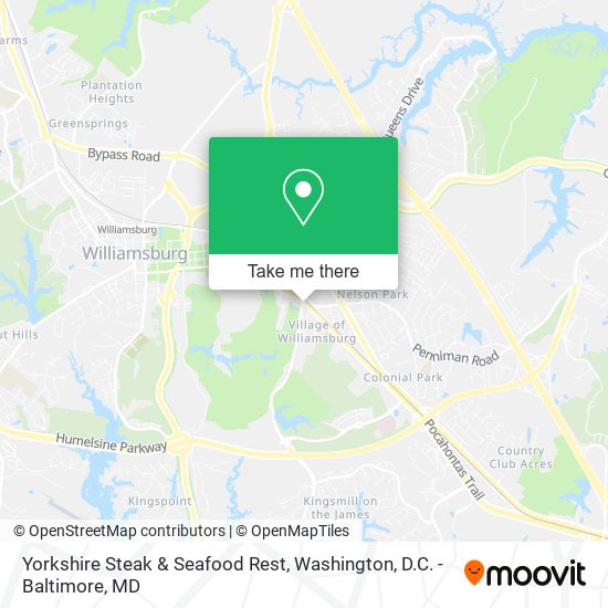 Yorkshire Steak & Seafood Rest map