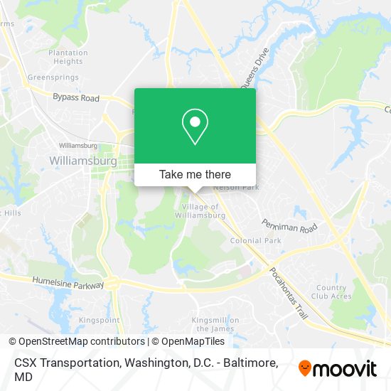 CSX Transportation map