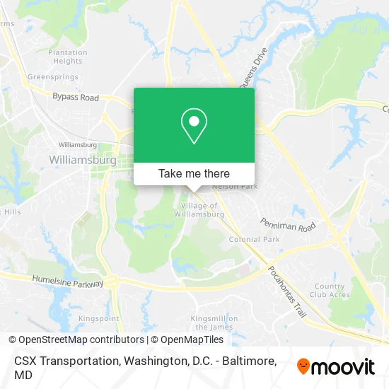 CSX Transportation map