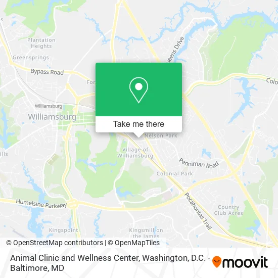 Animal Clinic and Wellness Center map